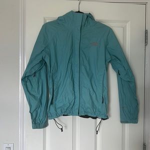 Turquoise North Face Windbreaker- S